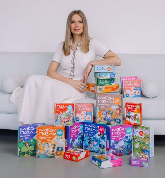 Анна Егорова, сооснователь бренда развивающих игр и пазлов для детей Харди Гарди