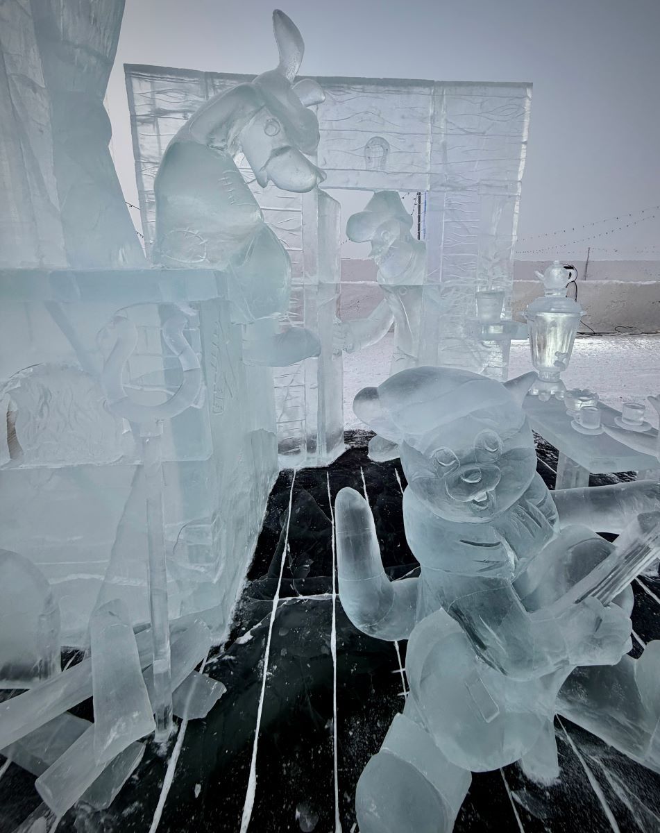 В Якутии выбрали лучшие ледяные скульптуры к юбилею «Союзмультфильма»