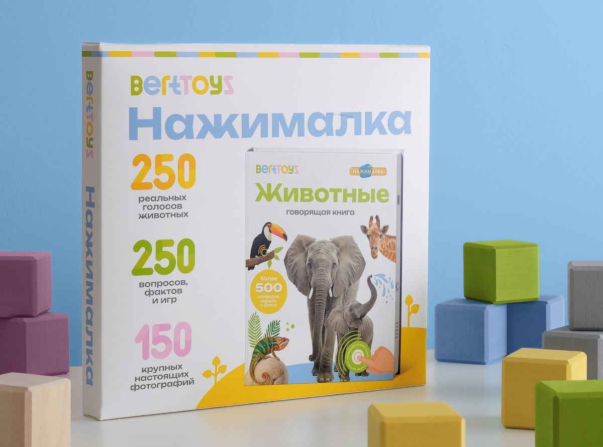 Книги-нажималки BertToys в новом дизайне