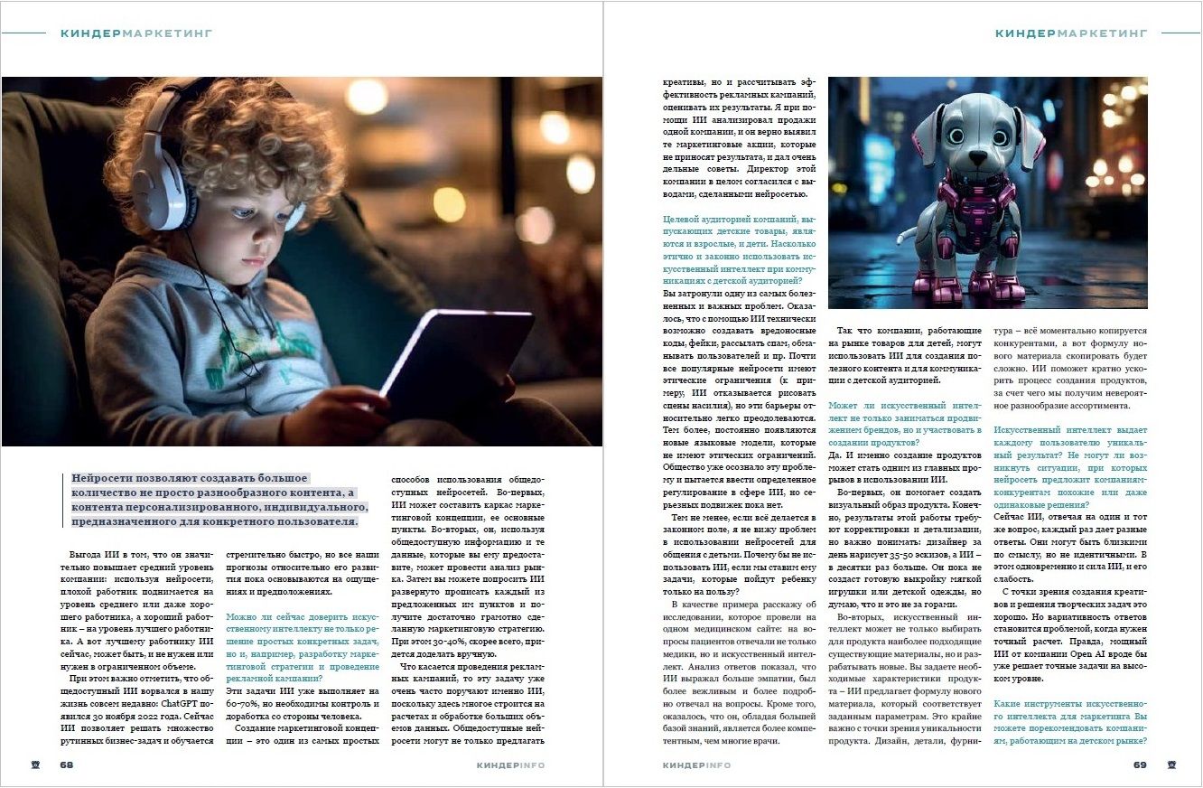 Журнал КИНДЕРinfo (февраль 2024). Борис Агатов