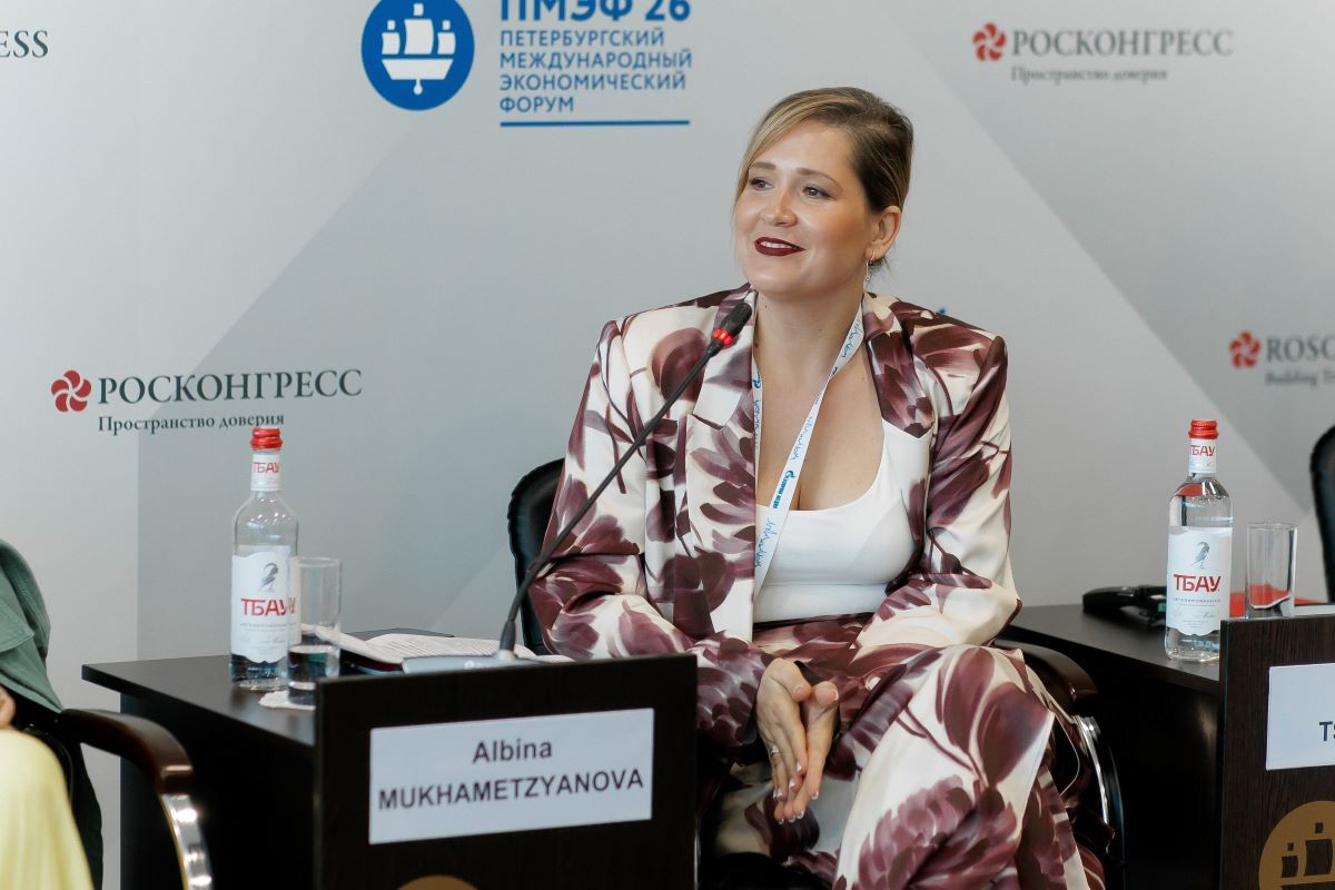 Альбина Мухаметзянова — на ПМЭФ-2026