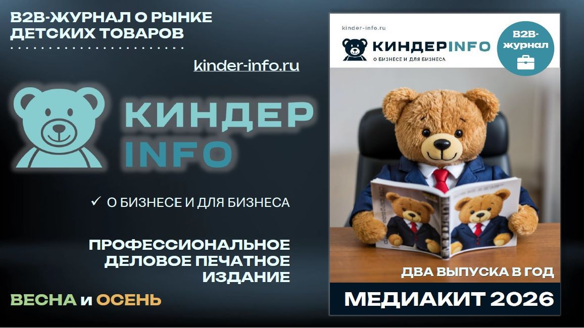 Медиакит журнала КИНДЕРinfo 2026