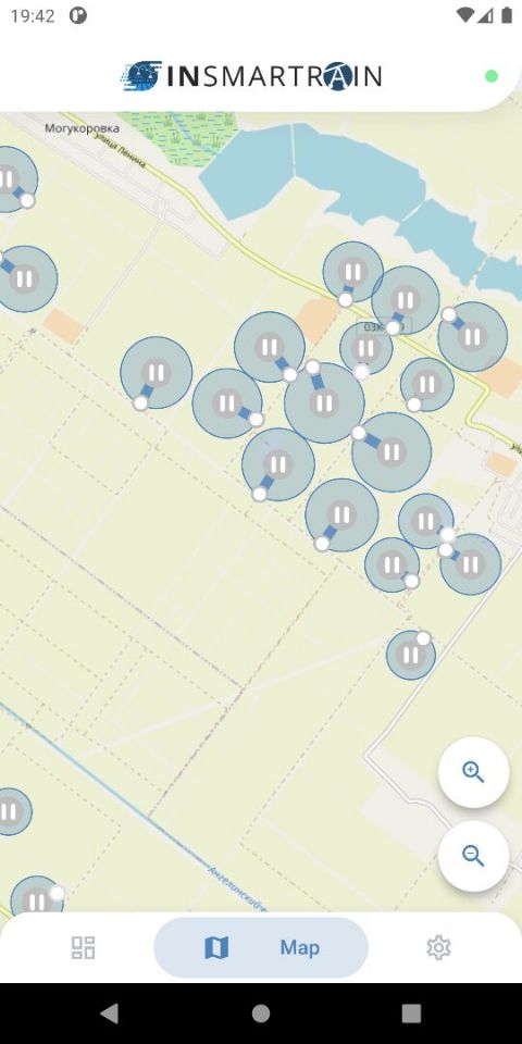 InSmartRain mobile application for remote contol of irrigation systems