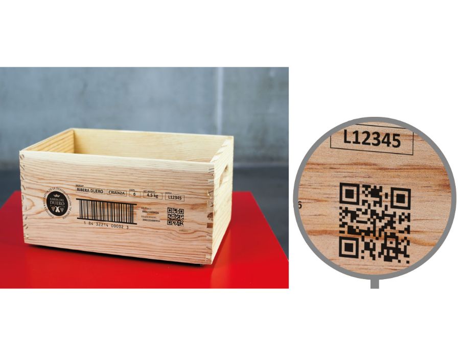 Печать по дереву с нанесением переменных данных