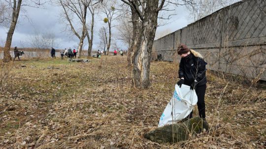 Ежегодная акция "Чистые берега" в Хабаровске