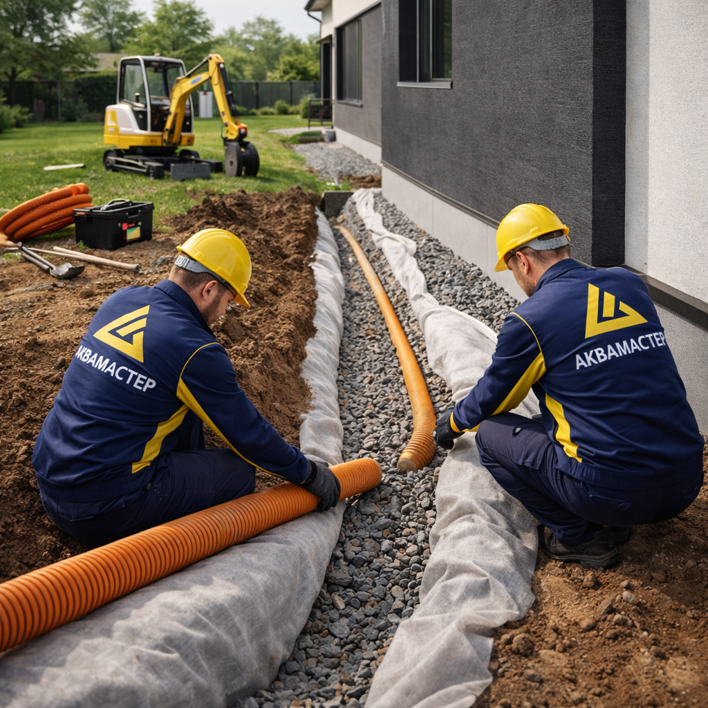 Дренаж участка