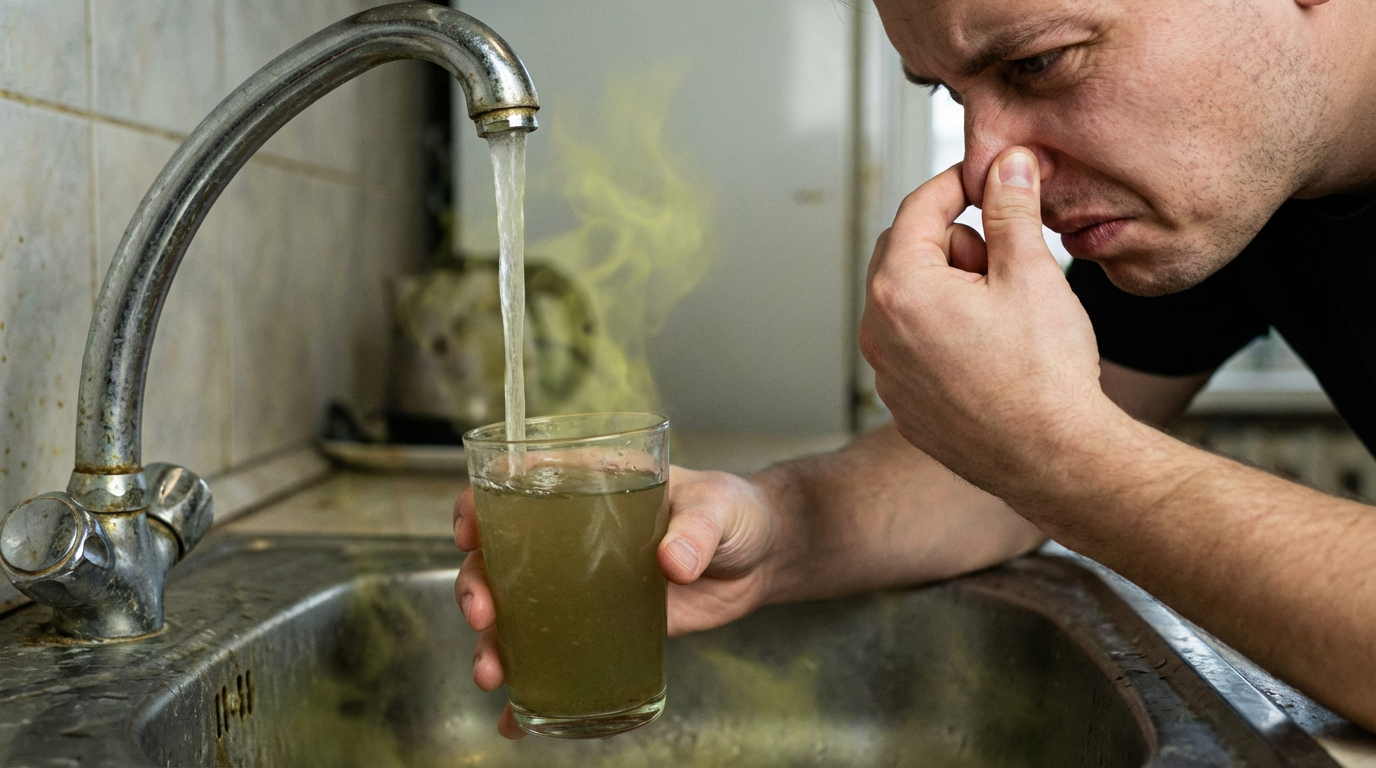Запах воды сероводородом