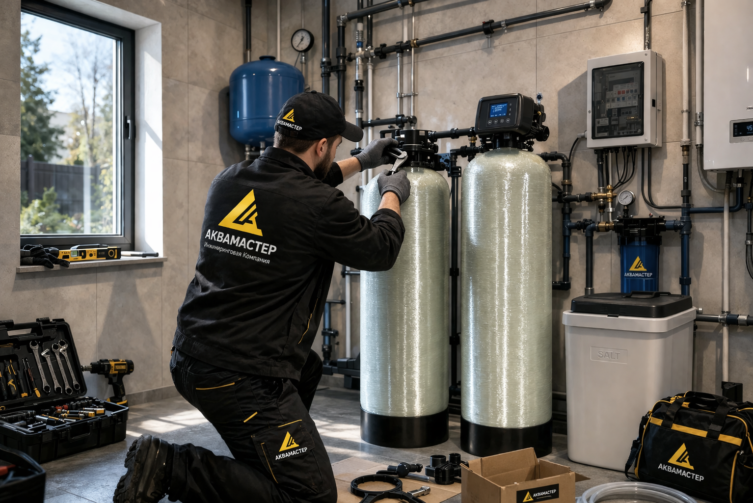 Монтаж водоочистки в самаре