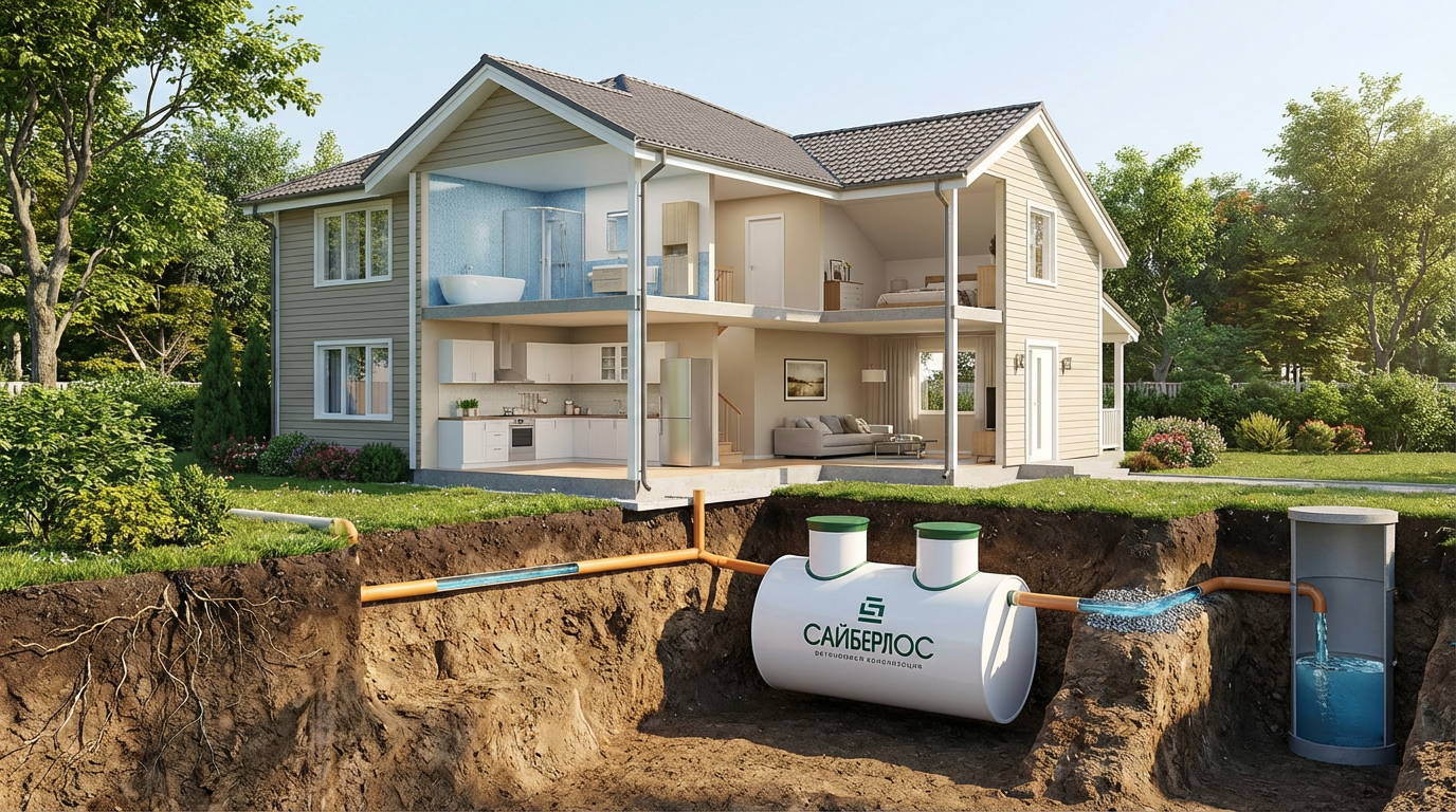 Монтаж септиков