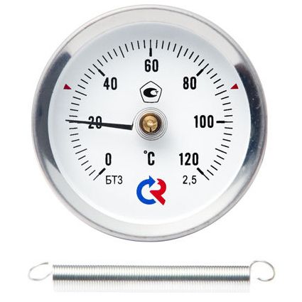 ТЕРМОМЕТРЫ БИМЕТАЛЛИЧЕСКИЕ СПЕЦИАЛЬНЫЕ (С ПРУЖИНОЙ)