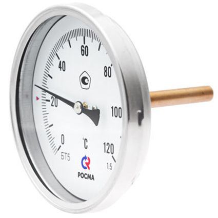 ТЕРМОМЕТРЫ КОРРОЗИОННОСТОЙКИЕ (ОСЕВОЕ ПРИСОЕДИНЕНИЕ)