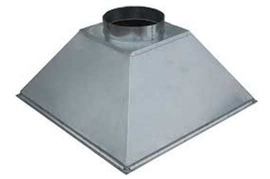 Зонт вытяжной промышленная вентиляция пищевого производства из нержавеющей оцинкованной стали для шаурмы ресторанов кухни пристенные островные