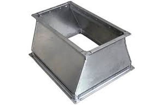 Переход прямоугольный вентиляционный воздуховод промышленная вентиляция