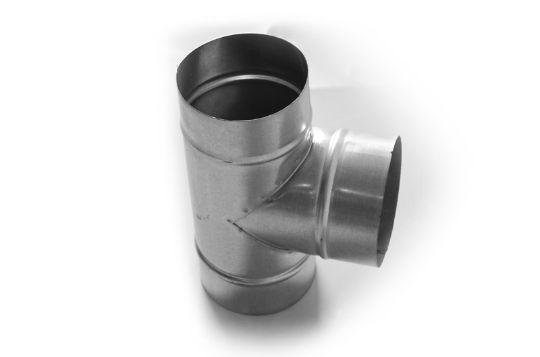 Тройник круглый вентиляционный