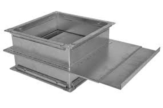 Шибер прямоугольный вентиляционный