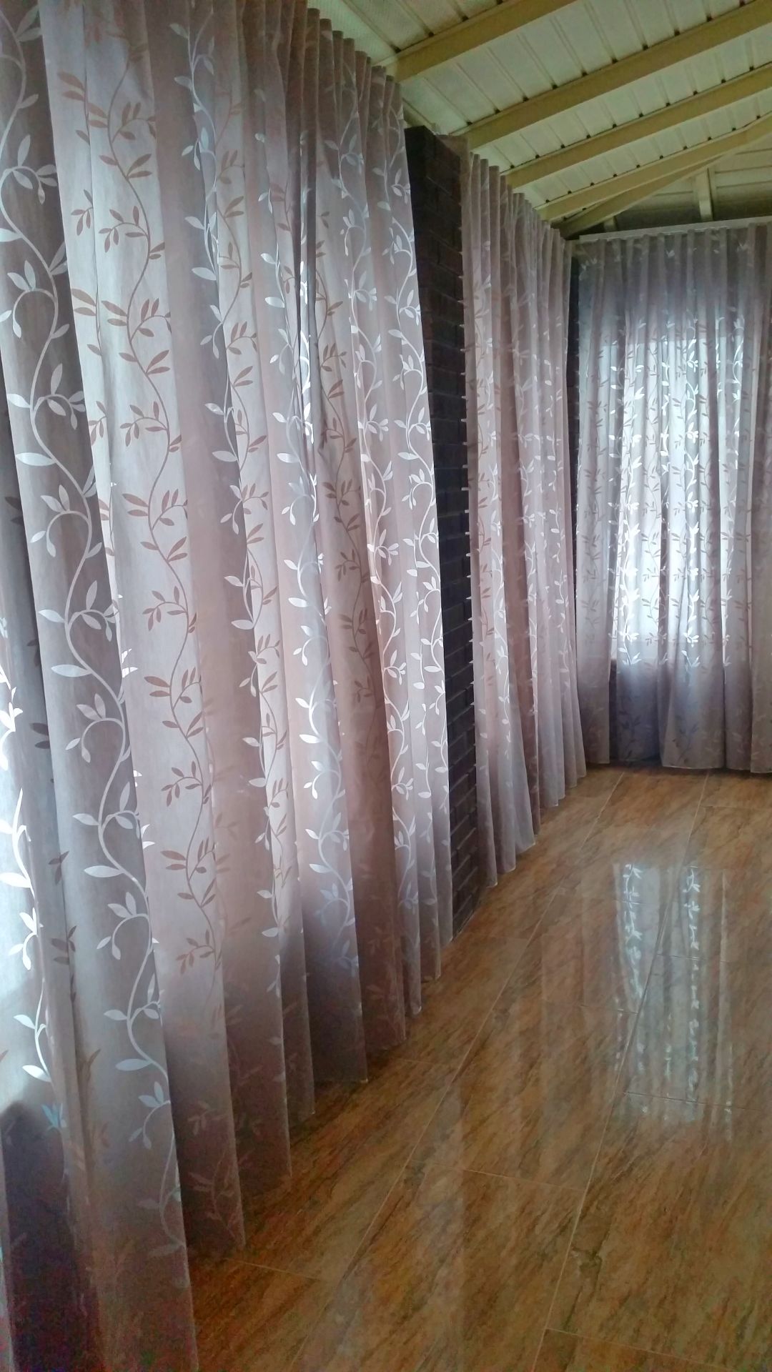 шторы на веранду балкон