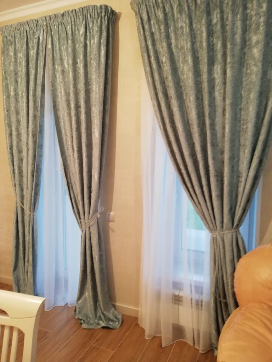 шенилл мраморный бирюзовый