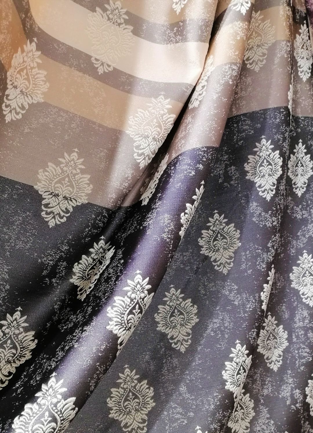 ткань для штор купон синий