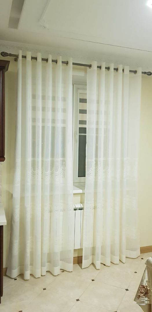 штора на люверсах