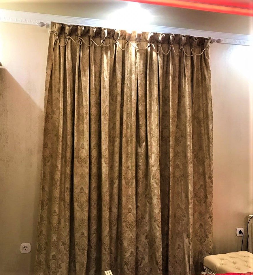 плотные шторы бокальчики