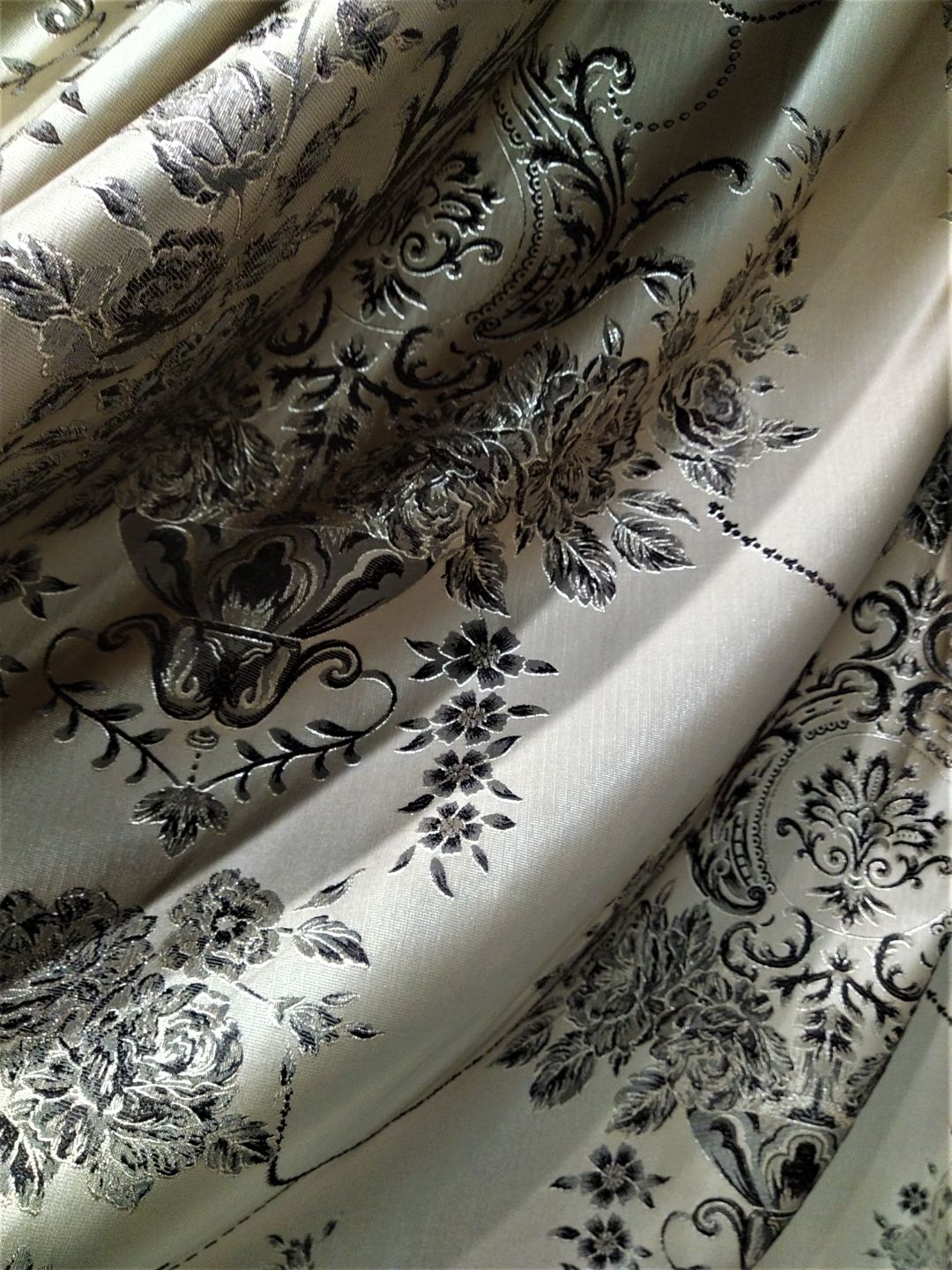 ткань для штор золото шоколад