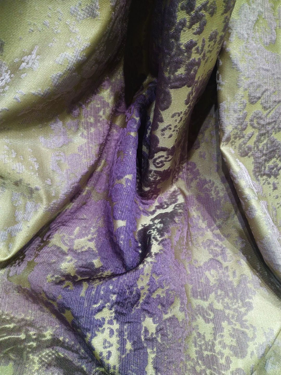 бежево-сиреневые шторы