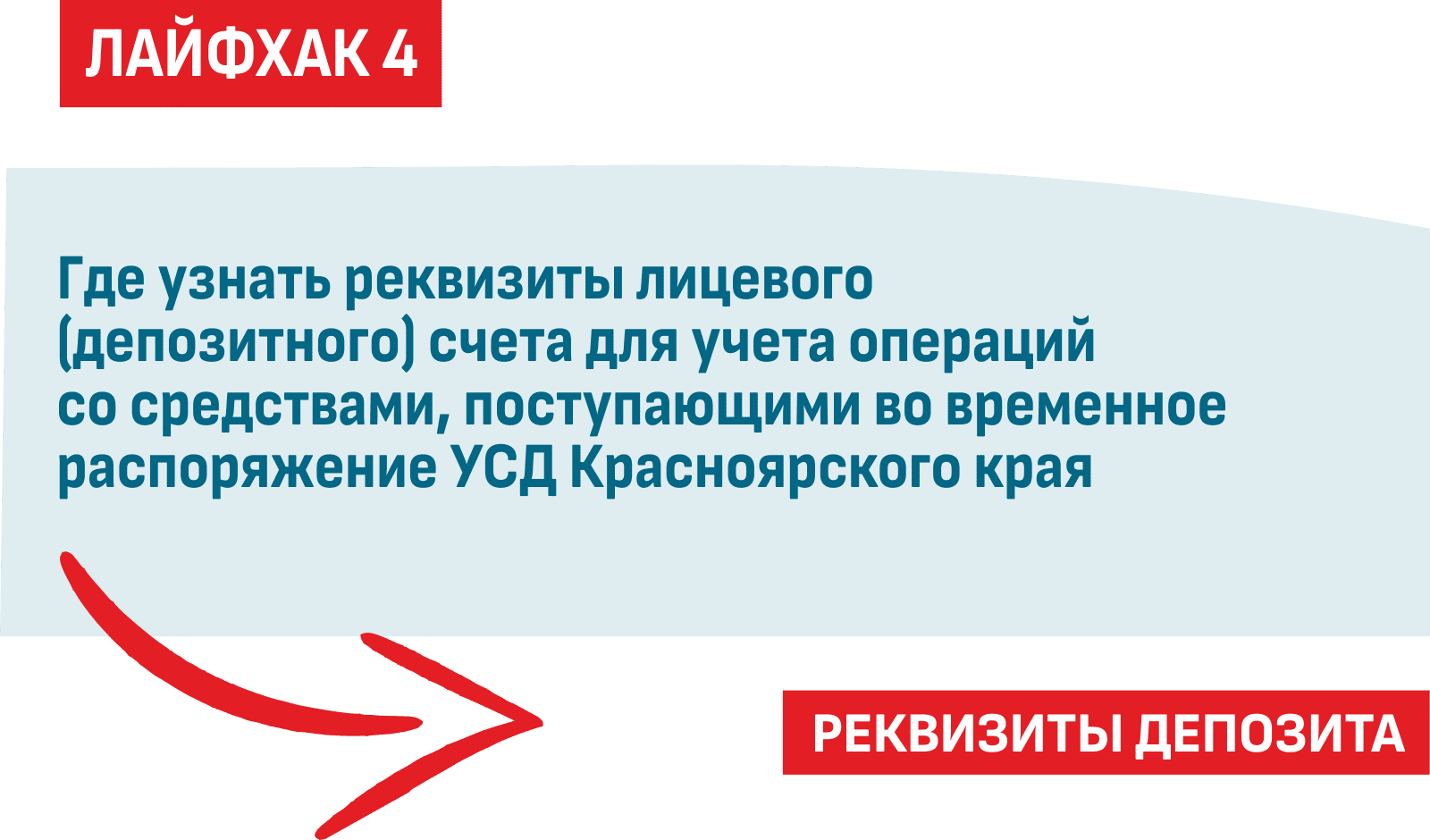 Получить реквизиты депозитного счета
