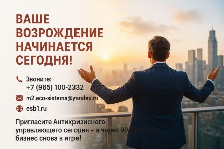 Антикризисный консалтинг тел: +79651002332