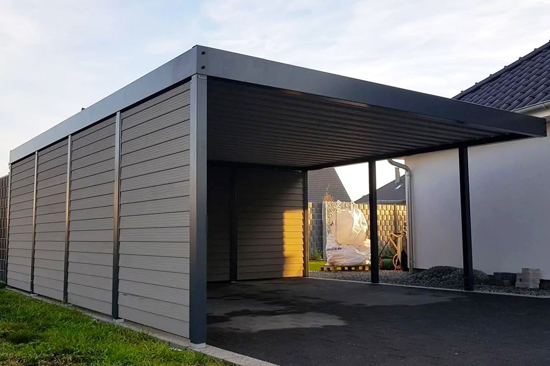 Современные навесы для автомобилей