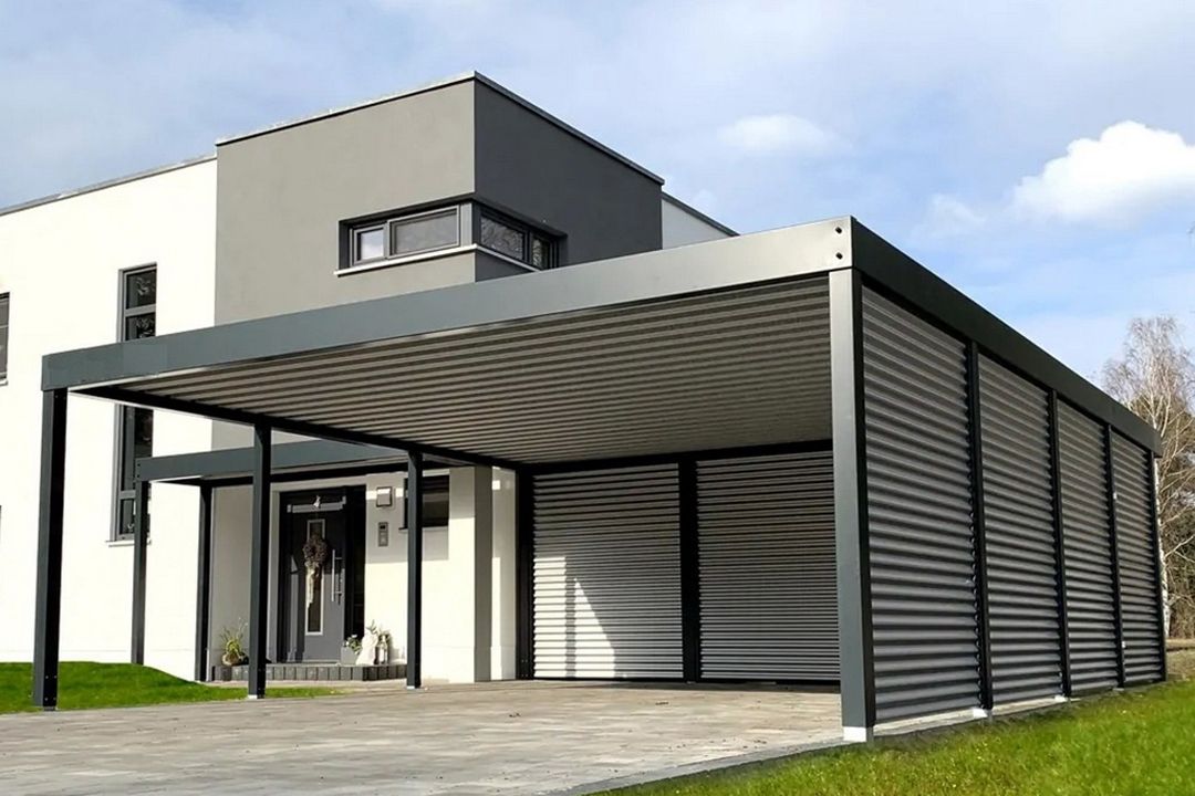 Стильные навесы для автомобилей