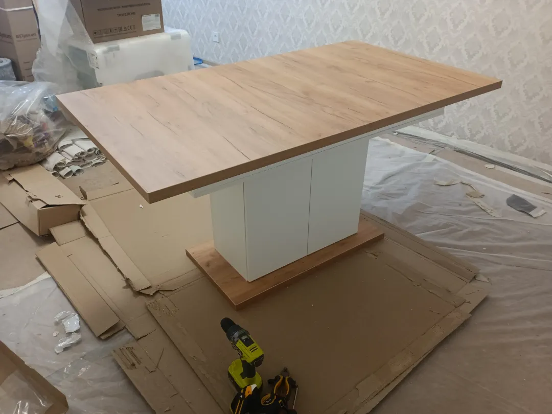 сборка раздвижного стола