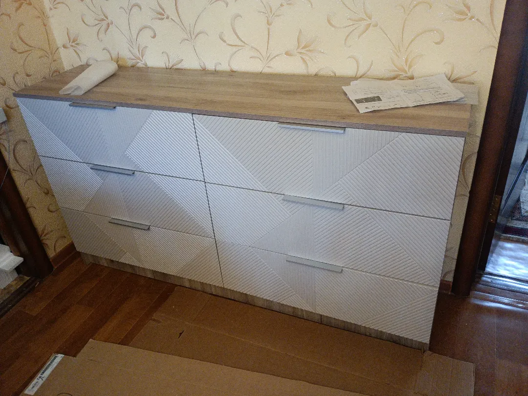 сборка комода 6 ящиков