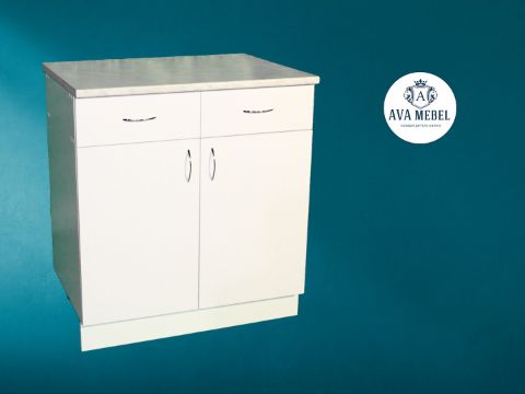 Кухонный модуль напольный с 2 дверями и 2 ящиками.