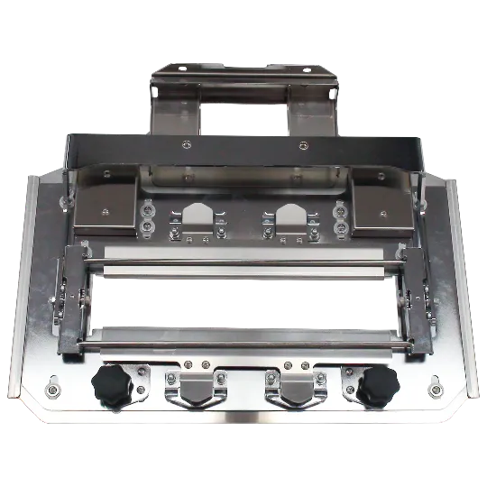 P/N: NK732000
CLAMP FRAME EXCHANGE SET FOR JUDO BELT (CBⅢ/Mk8) / (H)35~65mm Adjustable x(V)250mm
※Detachable table (optional) is required separately.
