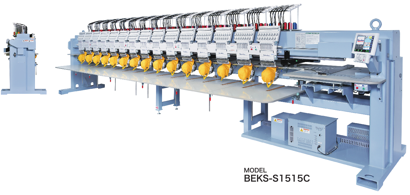 BEKS-C Series (15 Needles / Latest Multi Head Table Drop Model)