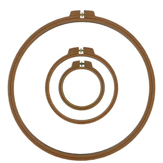 Brown Round Frame