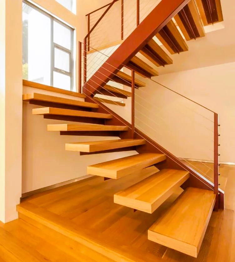 монтаж лестницы