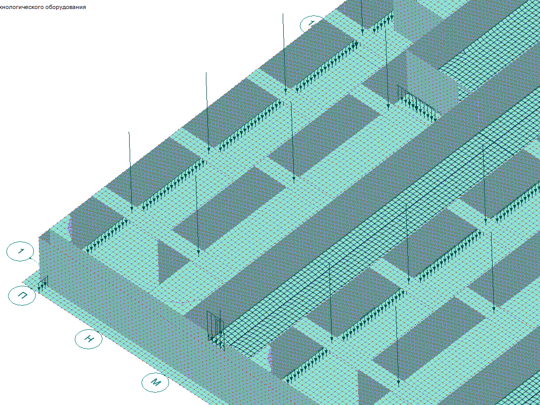 Нагрузка от технологического оборудования