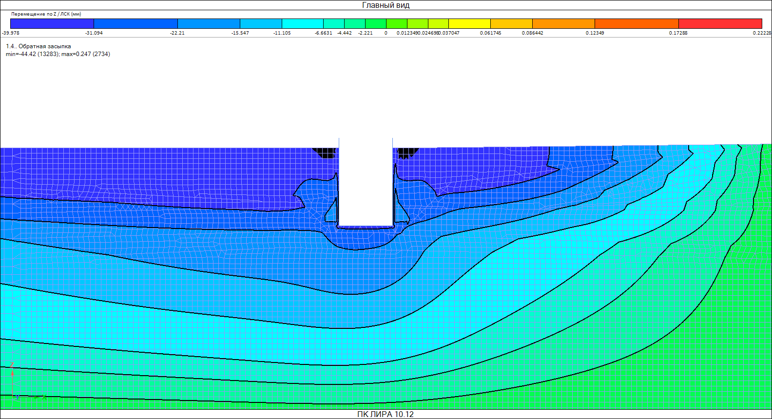 Новое напряженно-деформированное состояние