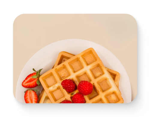 Бельгийские вафли на молоке