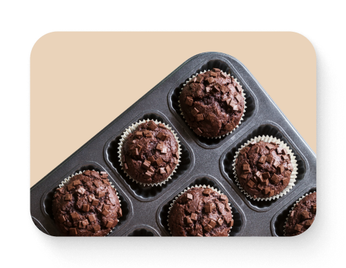 Маффины с шоколадом