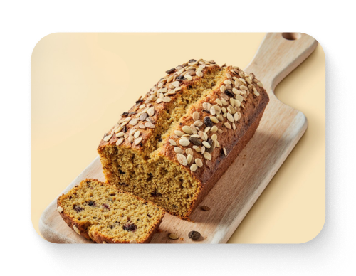 Хлеб со злаками на кефире