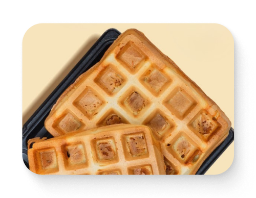 Бельгийские вафли на кефире