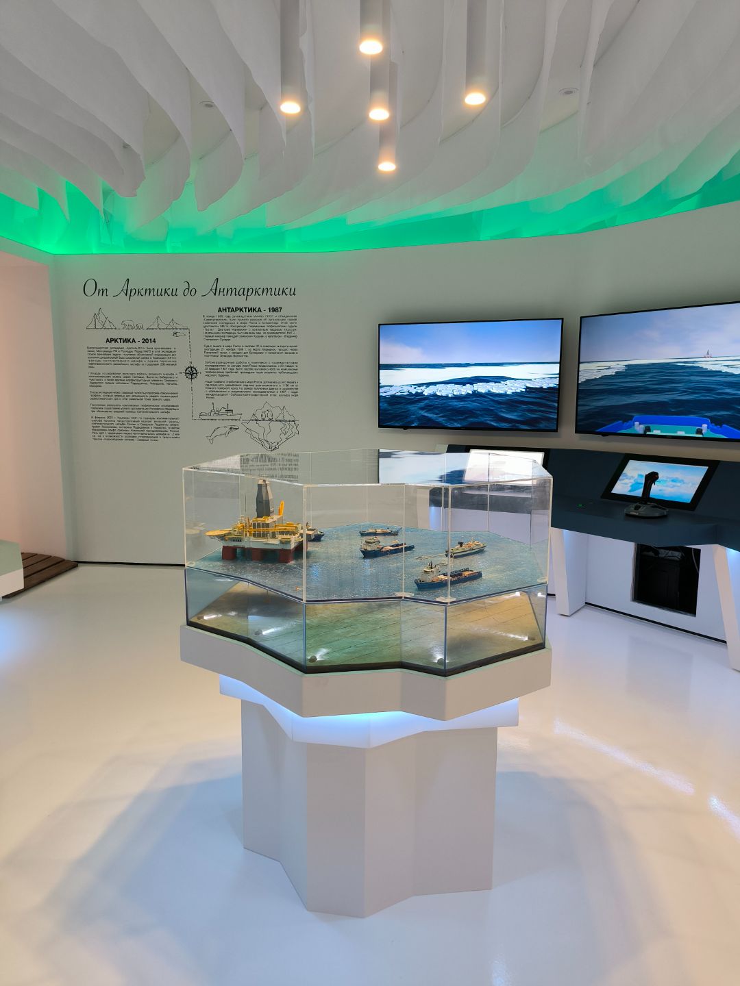 Макет подготовки нефти и газа