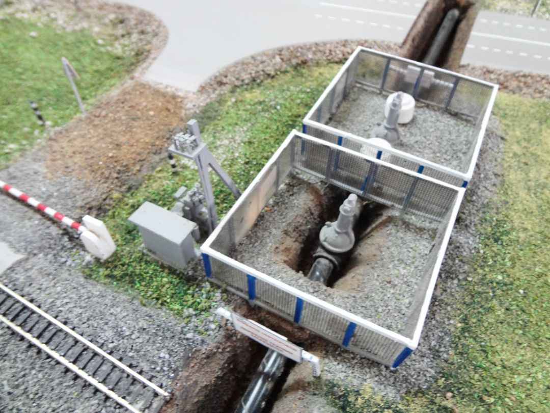 Макет линейной части нефтепровода