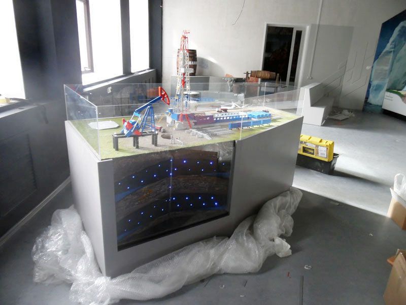 Макет линейной части газопровода