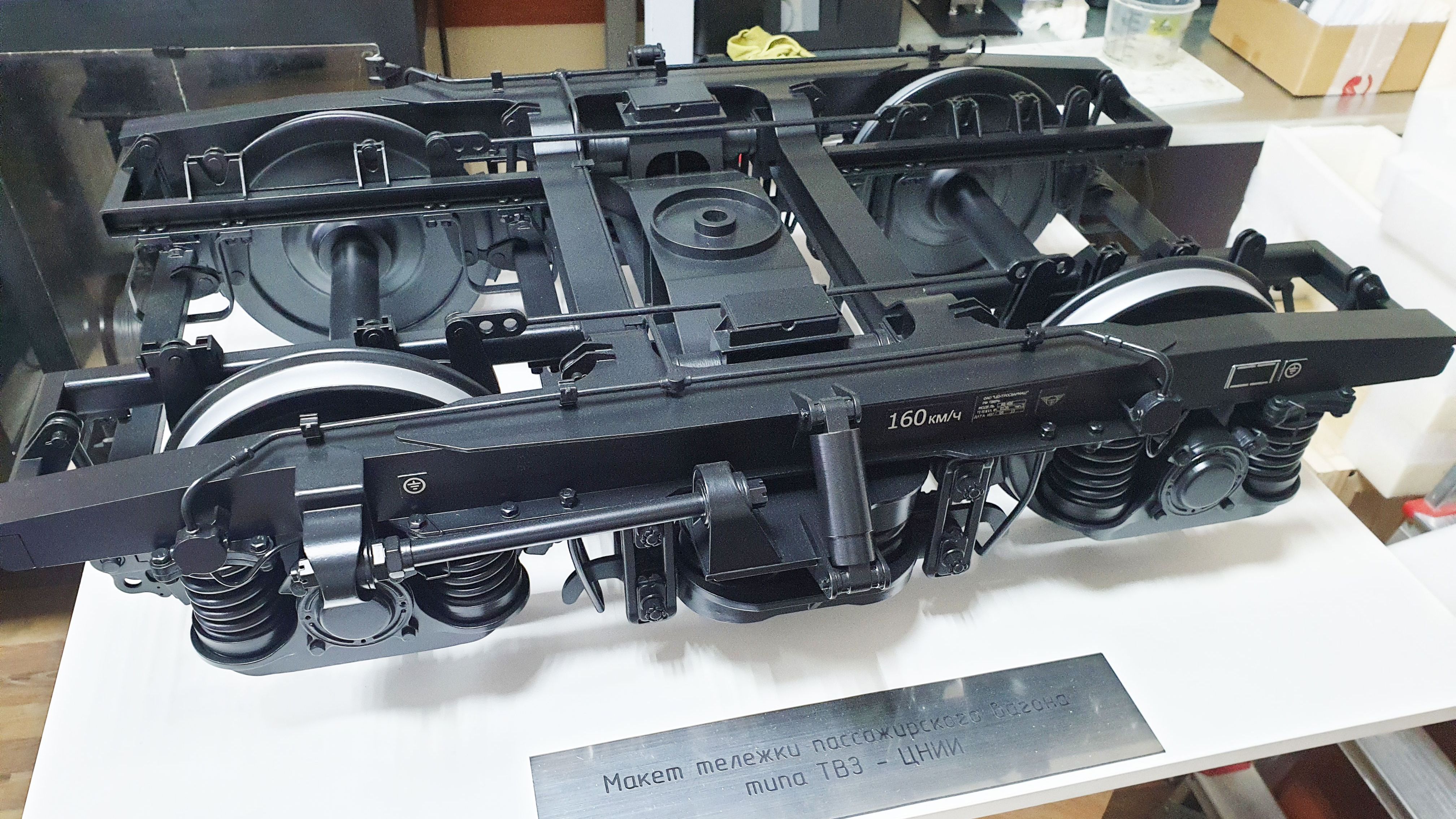 Макет ЖД тележки