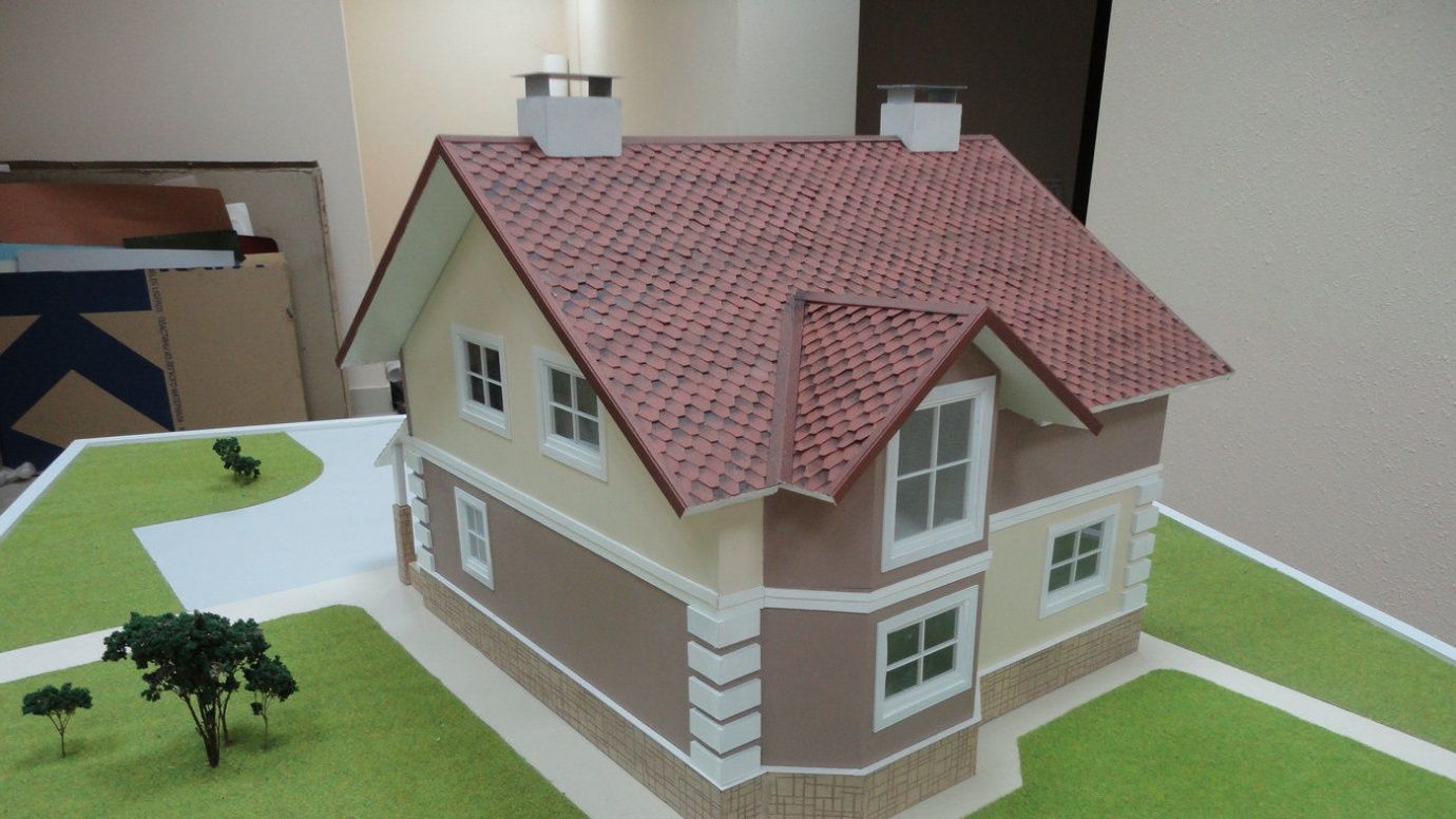 Макет жилого комплекса