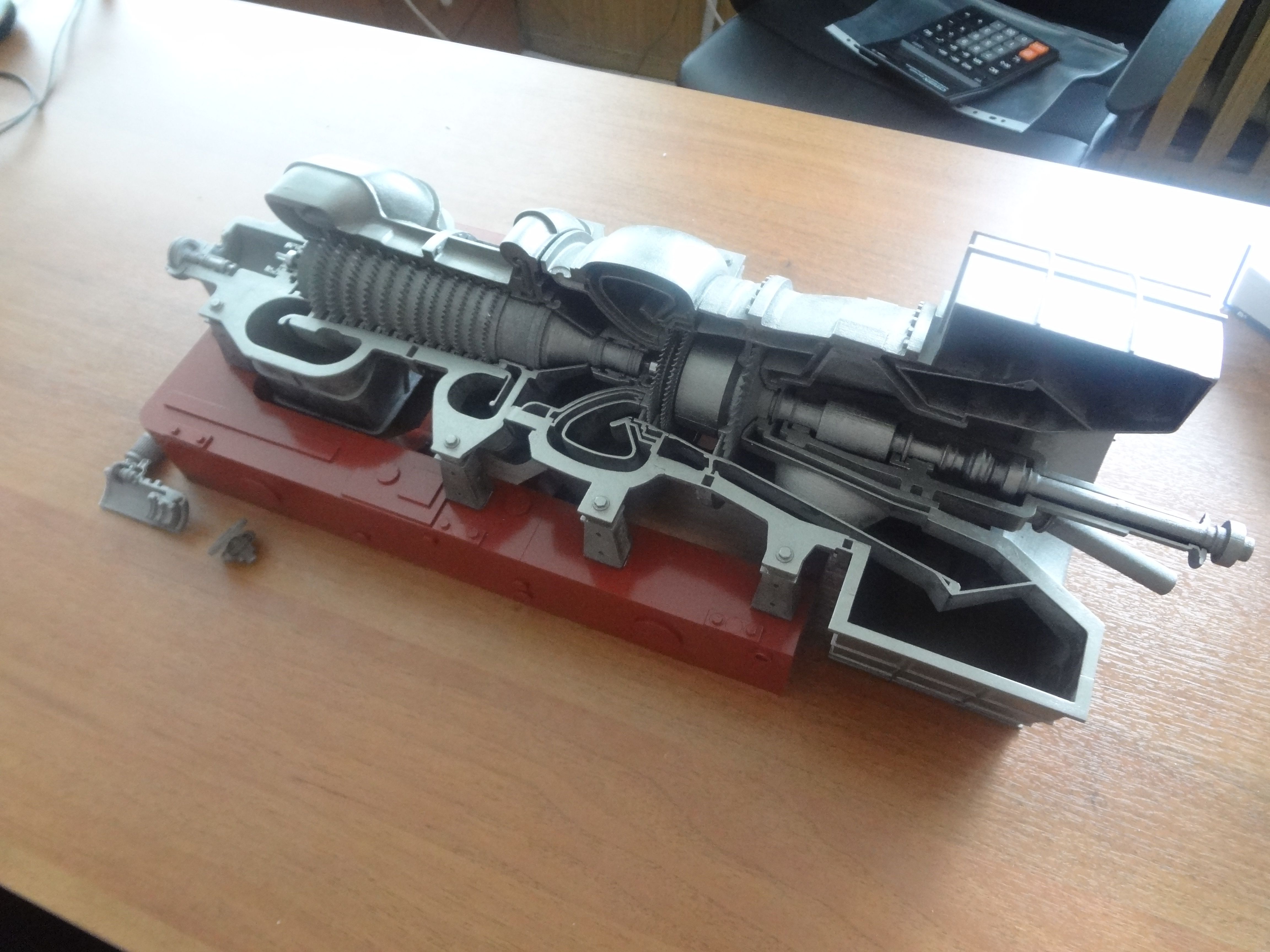 Макет двигателя ГПА