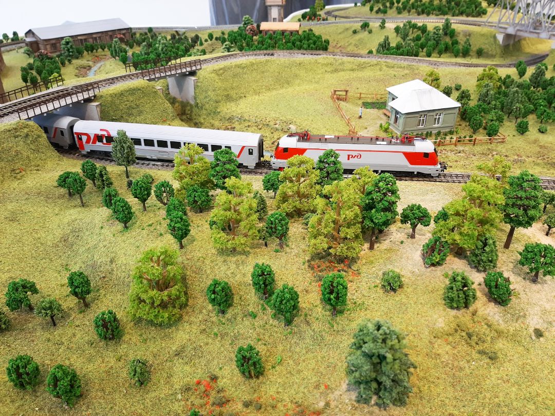 Макет вокзала